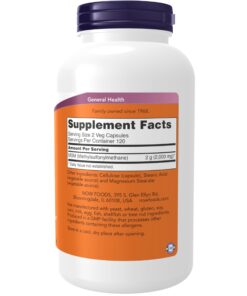 NOW Supplements, MSM (Methylsulfonylmethane) 1,000 mg, Joint Health*, 240 Veg Capsules 240 Count (Pack of 1) 11 71eslhrmSL