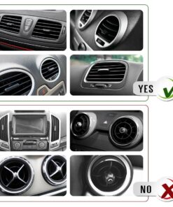 Magnetic Mount, iFlash Aluminum Universal Air Vent Magnetic Car Mount Phone Holder, 360 Degree Rotation for Multi-Angle View, Cradle-Less Car Phone Mount Stand for Apple iPhone/Samsung Galaxy - Black 10 71euRzw2k9L