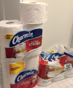 Charmin Ultra Strong Mega Roll Toilet Paper, 24 Count 24 Rolls (Pack of 1) 13 71eutbRVTAL