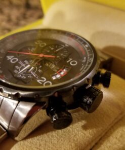 Invicta Men's Aviator Analog Display Japanese Quartz Silver Watch, Gold, Black (Model: 12704, 28898, 28899) 50 71evypMNjSL