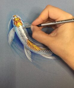 AIT Art Select Red Sable Detail Brush Set, 7 Pure Russian Sable Paint Brushes, Handmade in Germany for Crafting Exquisite Details Using Oil, Acrylic, or Watercolors 65 71ewXRrajHL