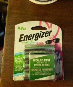 Energizer Rechargeable AA Batteries, Recharge Power Plus Double A Battery Pre-Charged, 8 Count 54 71exWEedCLL