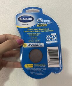 Dr. Scholl's Heel Cushions with Massaging Gel Advanced // All-Day Shock Absorption and Cushioning to Relieve Heel Discomfort (for Women's 6-10, Also Available for Men's 8-13) Women 6-10 29 71exWn72f8L