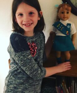 Emily Rose 18 Inch Doll Jr Junior Girl Scout Inspired Uniform Clothes Outfit | Gift-Boxed! | Compatible with 18" American Girl Dolls 30 71exj7ElCHL