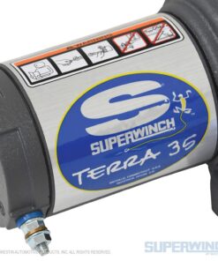 Superwinch 1135220 Terra 35 3500lbs/1591kg single line pull with roller fairlead, handlebar mnt toggle, handheld remote 35 71exvN9WWeL
