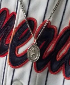 Alternative view of Boys St. Christopher Baseball Medal with Prayer Card