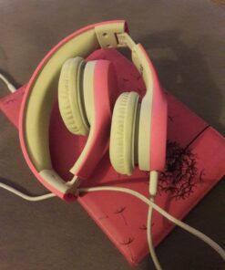 NENOS Children Kids Children's Volume Limited Headphones for Kids Foldable (Pink) Pink 29 71ez1gXPrUL