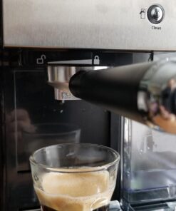 Mr. Coffee Espresso and Cappuccino Machine, Programmable Coffee Maker with Automatic Milk Frother and 19-Bar Pump, Stainless Steel 44 71ez7ZCifFL