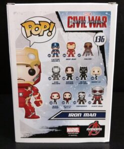 Funko POP! FK7225 3.94-Inch Marvel Captain America 3 Civil War Iron Man Unmasked Vinyl Limited Edition Figure 15 71ezE1R7QkL