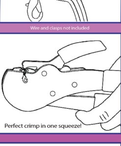 The Bead Buddy 1 Step Crimper One Squeeze Crimp Tool 20 71ezIJi78nL
