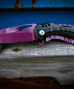 MTECH USA MT-A705 Series – Spring Assisted Folding Knife, Pocket Clip, Tactical, EDC, Self Defense Purple 4.5-inch closed 34 71eze1miOeL