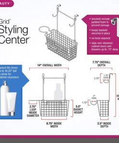 Spectrum Diversified Basket Grid Wide Hair Styling Station, Over the Cabinet Door, Bronze, Medium 20 71ezvltbdFL