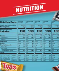 SNICKERS, TWIX, MILKY WAY & 3 MUSKETEERS Variety Pack Fun Size Variety Pack Milk Chocolate & Dark Chocolate Candy Bars Assortment, 40 oz 135 Piece Bag 24 71f b7PDAYL 3