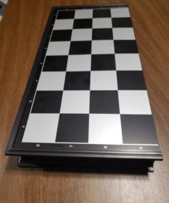 Yellow Mountain Imports Medium 2-in-1 Travel Magnetic Chess & Checkers Board Game Set - 12.5 Inches - Portable, Folding & Travel Perfect 53 71f0HhmRl2L