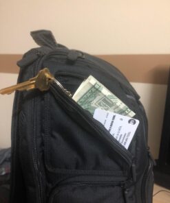 USA Gear DSLR Camera Backpack Case - 15.6 inch Laptop Compartment, Padded Custom Dividers, Tripod Holder, Rain Cover, Long-Lasting Durability and Storage Pockets - Compatible with Many DSLRs (Black) Black 72 71f1cOfvWQL