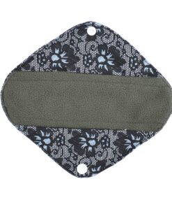 2pcs Set Mini Wet Bag + 8 Inch Charcoal Bamboo Mama Cloth/Menstrual Pads/Reusable Sanitary Pads/Panty Liners (Black Lace) Black Lace 8 71f2CtXp6sL