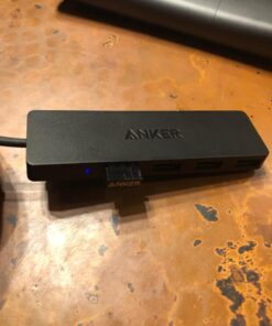 Anker 4-Port USB 3.0 Ultra Slim Data Hub for Macbook, Mac Pro/mini, iMac, Surface Pro, XPS, Notebook PC, USB Flash Drives, Mobile HDD, and More 0.7 ft USB-A 3.0 50 71f2EgOJmLL