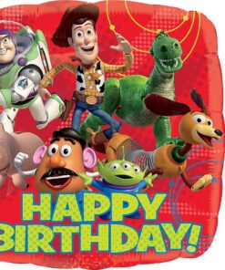 Alternative view of Buzz and Woody 4th Birthday Party Supplies and Balloon Bouquet Decorations