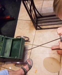 Collections Etc Amish Wagon Decorative Indoor/Outdoor Garden Backyard Planter, Green 53 71f2VZVVipL