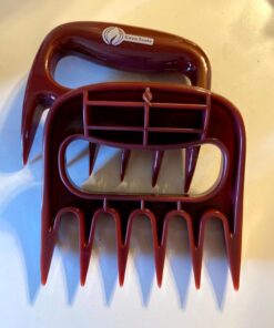 Cave Tools Meat Claws for Shredding Pulled Pork, Chicken, Turkey, and Beef- Handling & Carving Food - Barbecue Grill Accessories for Smoker, or Slow Cooker - Merlot 1 Pack 21 71f37VAnRNL