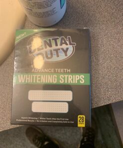 Dental Duty Sensitive Teeth Whitening Strips – Professional Vegan Stain Remover White Strips for Sensitive Teeth for Coffee & Tea Stains – Get A Lighter Shade After One Application – 28 Strips 49 71f4LxeDSyL