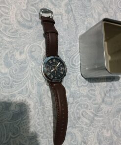 Fossil Grant Men's Watch with Chronograph Display and Genuine Leather or Stainless Steel Band Brown 37 71f4hgd2z6L
