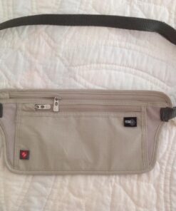 Lewis N. Clark RFID Blocking Money Belt Travel Pouch Waist Stash + Credit Card, Id, Passport Holder for Women & Men Taupe 17 71f4nIVUeL