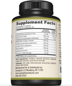 Premium Apple Cider Vinegar Capsules – Includes Apple Pectin, Spirulina & Kelp – ACV to Help Support Overall Wellness – Powerful Apple Cider Vinegar Pills – 90 Apple Cider Vinegar Capsules 13 71f4tjv6OsL 1