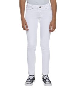 Levi's Girls' 711 Skinny Fit Jeans 10 White 11 71f52xL63tL