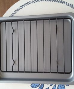 Ecolution EIOGY-1204 Toaster Oven Bakeware 4Piece Set | Nonstick Heavy Duty Carbon Steel,Gray Gray 49 71f5zw7I3QL