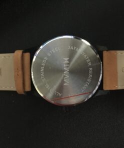 MVMT Classic Men's 45 MM Analog Black Tan Watch with Leather Strap 26 71f6A5KjbbL