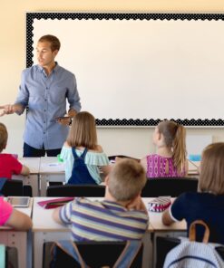 Teacher Created Resources Border Trim, Black Mini Polka Dots (4671) 4 71f6NTn3RLL