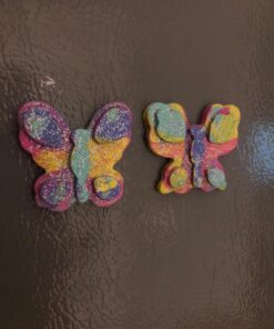 Melissa & Doug Created by Me! Wooden Butterfly Magnets Craft Kit (4 Designs, 4 Paints, Stickers, Glitter Glue) 21 71f7XVW20bL