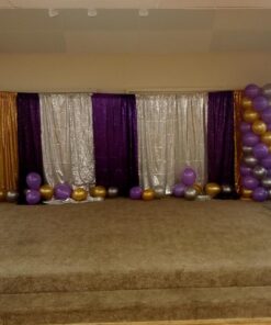 ShinyBeauty Sequin Backdrop Curtain Photo Booth Backdrop 4FTx6FT Purple Glitter Backdrop for Weddings and Events, Wedding Decoration Fabric 22 71f7XqdpPKL