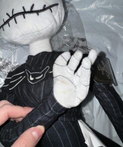 Jay Franco Disney Nightmare Before Christmas Plush Stuffed Jack Skellington Pillow Buddy - Kids Super Soft Polyester Microfiber, 27 inch (Official Disney Product) Black - Jack Skellington 20 71f7yjxX51L