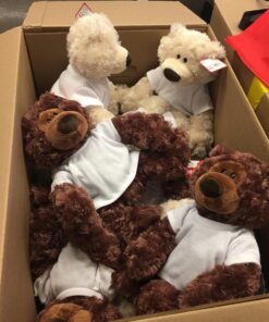 GUND Philbin Classic Teddy Bear, Premium Stuffed Animal for Ages 1 and Up, Chocolate Brown, 12” 42 71f83sN QAL