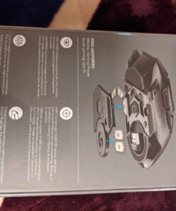 Logitech G502 Lightspeed Wireless Gaming Mouse with Hero 25K Sensor, PowerPlay Compatible, Tunable Weights and Lightsync RGB - Black 57 71f89bSov7L