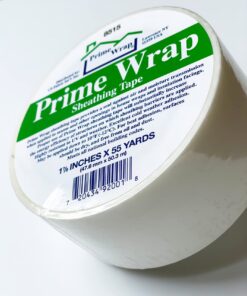 Prime Wrap PRTAPE 17855 House Wrap, 1-7/8-Inch x 55-Yard, White Sheathing Tape 5 71fAYDKpRCL