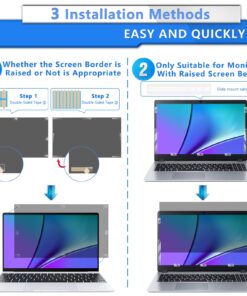 ZOEGAA MacBook Air M2 Privacy Screen, Removable Privacy Screen for MacBook Air inch, Anti Blue Light Privacy Filter for MacBook Air (15.6 inch (Diagonal)-16:10 Aspect Ratio) 15.6 inch (Diagonal)-16:10 Aspect Ratio 11 71fAcKi34yL