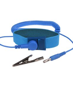 Anti Static Wrist Straps - 3 Pack - Reusable Anti-Static Wrist Straps equipped with Grounding Wire and Alligator Clip - Enables you to Ground Yourself while working on Sensitive Electronics 2x Black + 1x Blue 24 71fC5D87uL