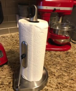 simplehuman Tension Arm Standing Paper Towel Holder, Brushed Stainless Steel Discontinued 25 71fCtA9fwuL