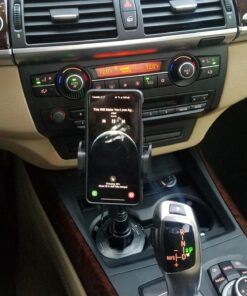 Macally Car Cup Holder Phone Mount - Secure Cupholder, Fit for Phones up to 4.1" Wide, Black 35 71fDgaH mbL