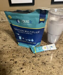 Liquid I.V. Hydration Multiplier - Lemon Lime - Powder Packets | Electrolyte Drink Mix | Easy Open Single-Serving | Non-GMO | 16 Stick 16 Servings (Pack of 16) 30 71fDhaDez8L