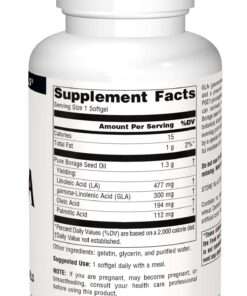 Source Naturals Mega-GLA 300 - Borage Seed Oil That is Hexane-Free - 120 Softgels 6 71fEXOVbt2L