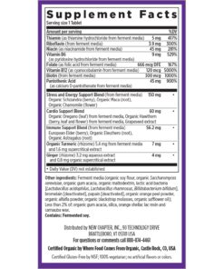 New Chapter Vitamin B Complex – Fermented Coenzyme B Complex Rich in Vitamin B12 + Vitamin B6 + Biotin + Made with Organic Ingredients - 90 ct 90 Count (Pack of 1) 15 71fFXjsXqfL
