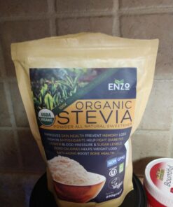 Easy Use Organic Stevia Powder 200g (7.05oz / 1600 Servings) All Natural Alternative Sweetener 12 x Sweeter than Processed Sugar with No Artificial additives & fillers 38 71fGVq3kWoL 1
