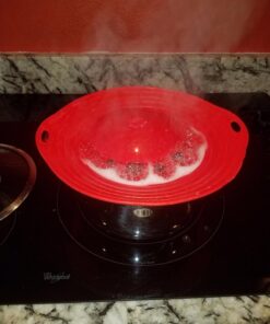 1 X Boil Over Safeguard - Silicone Lid Stops Pots and Pans from Messy Spillovers 45 71fGx33POpL