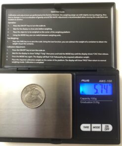 Series Digital Pocket Weight Scale, Stainless-Steel Backlit LCD 100g x 0.01g, (Black), AWS-100-Black - AMERICAN WEIGH SCALES Black 43 71fHAQAGeCL
