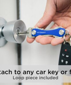 KeySmart Classic - Compact Key Holder and Keychain Organizer (up to 14 Keys, Blue) 26 71fHk6sKXrL