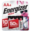 Energizer AA Batteries, Max Double A Battery Alkaline, 4 Count 58 71fHzGpAe3L